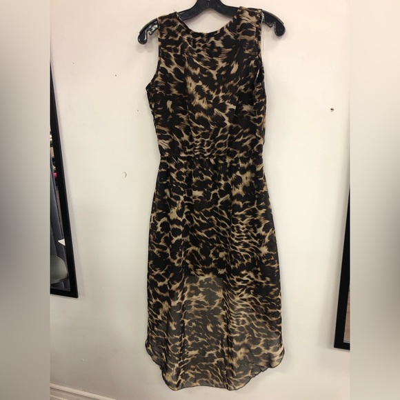 INDULGE LEOPARD PRINT SLEEVES DRESS IN SIZE MEDIUM - Picture 3 of 6